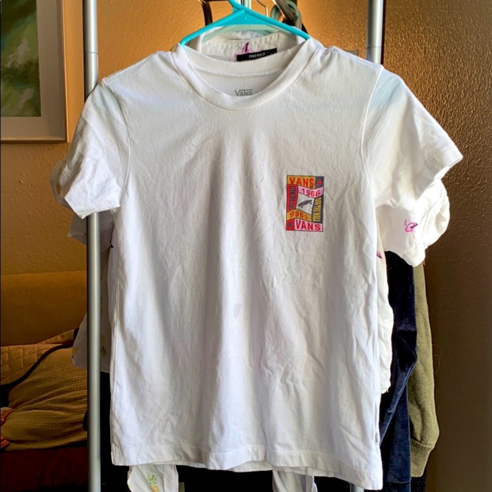Vans T-shirt white with logo